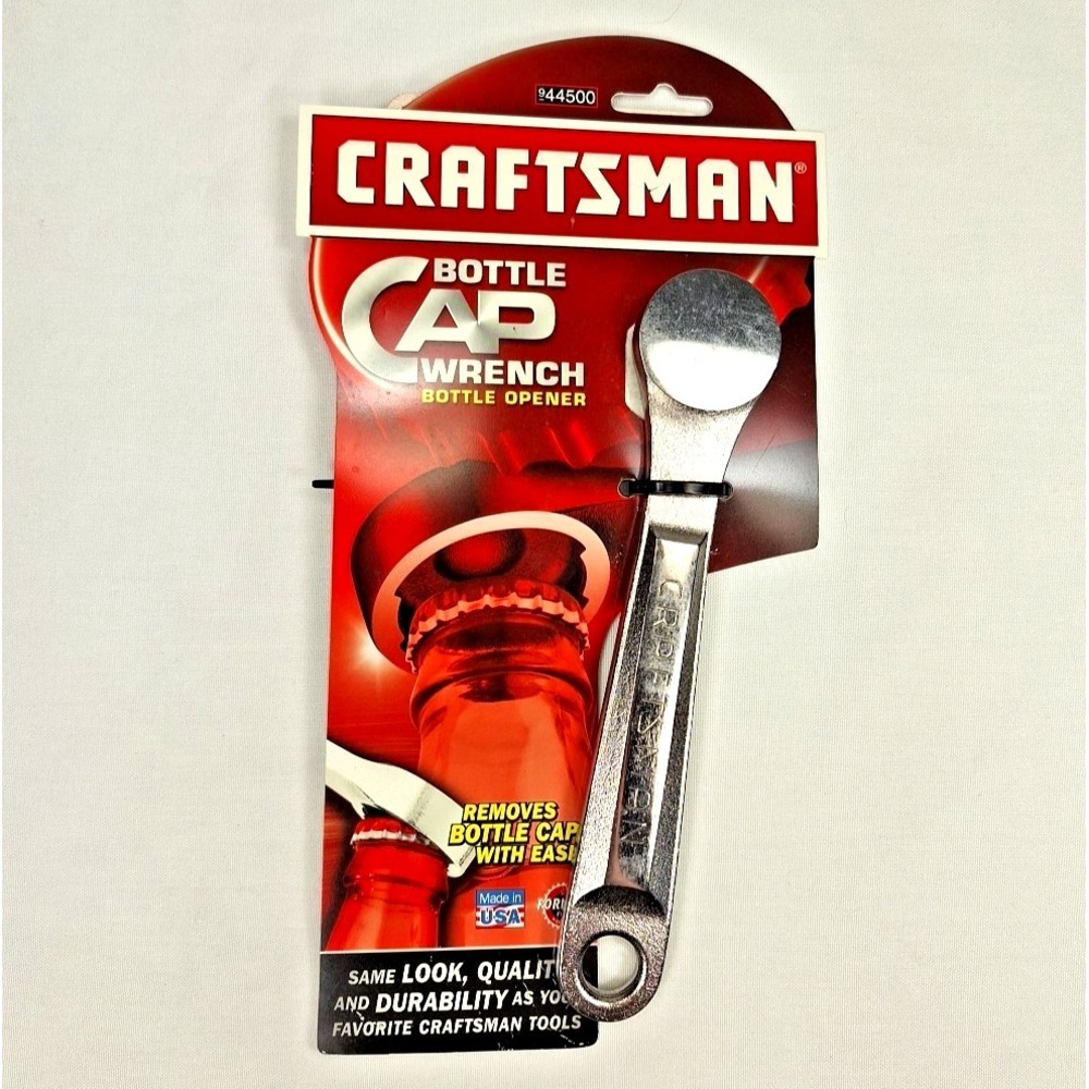 SEARS Craftsman Bottle Cap Wrench Bottle Opener 9 44500 USA Made New NOS 2014